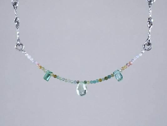 Green Gumdrops Tourmaline Necklace